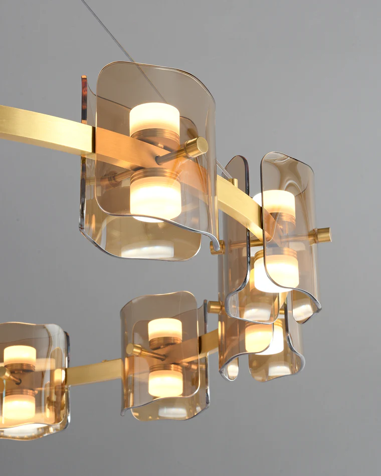 WOMO Modern Candle Round Chandelier-WM2218 - Image 84