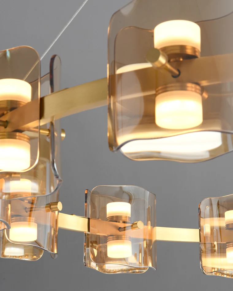 WOMO Modern Candle Round Chandelier-WM2218 - Image 85