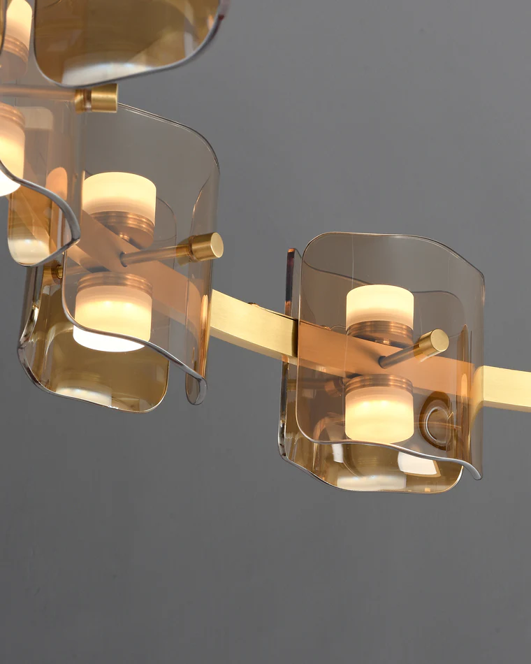 WOMO Modern Candle Round Chandelier-WM2218 - Image 87
