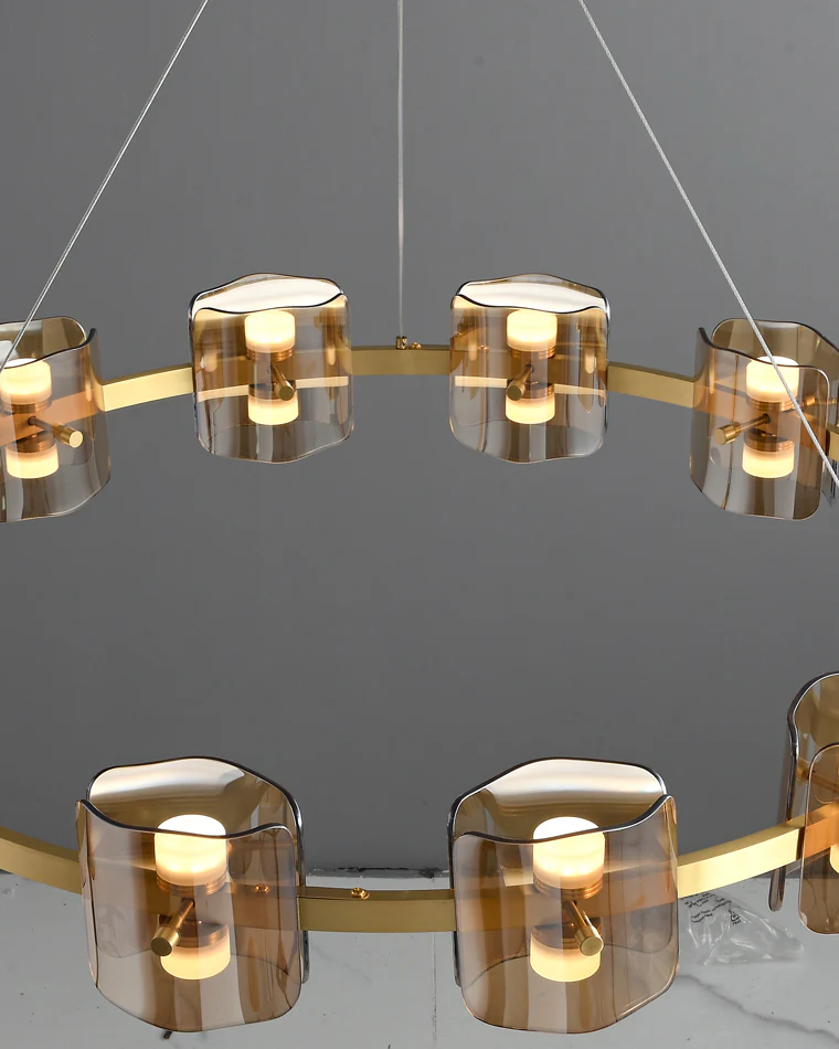 WOMO Modern Candle Round Chandelier-WM2218 - Image 88