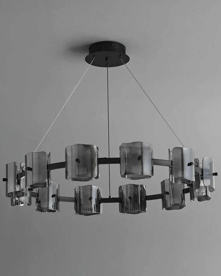 WOMO Modern Candle Round Chandelier-WM2218 - Image 89
