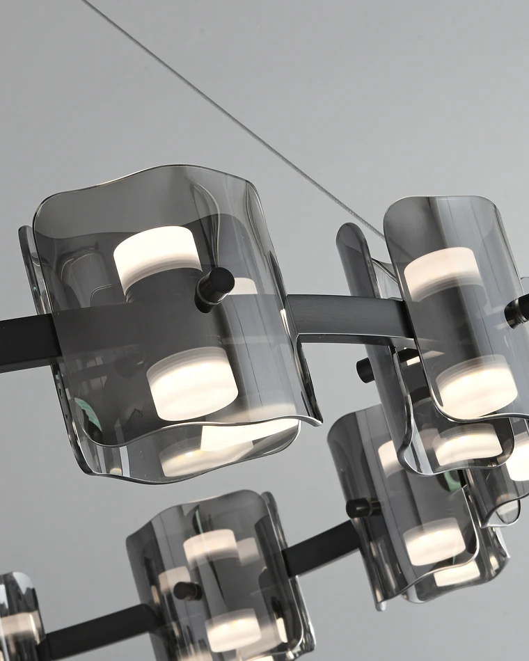 WOMO Modern Candle Round Chandelier-WM2218 - Image 9
