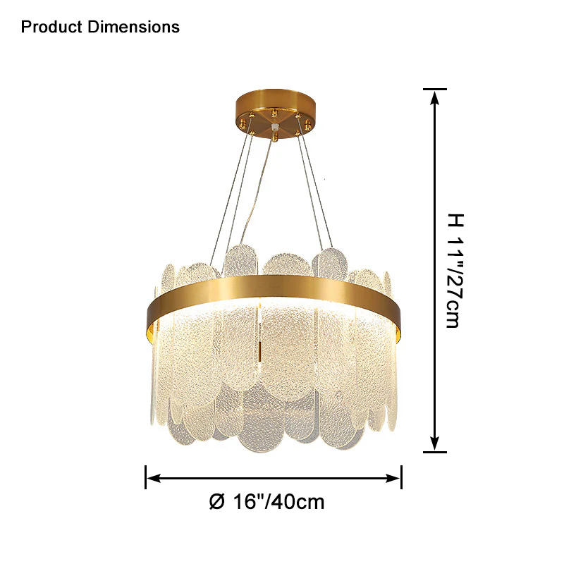 WOMO Circular Glass Chandelier-WM2409 - Image 18