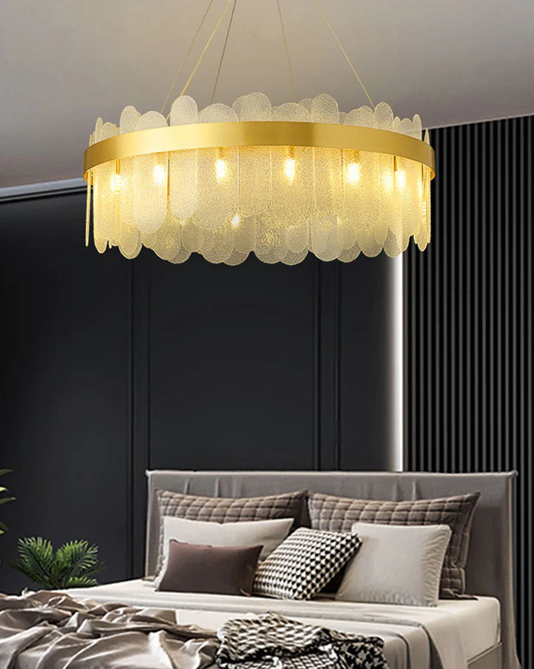 WOMO Circular Glass Chandelier-WM2409 - Image 2