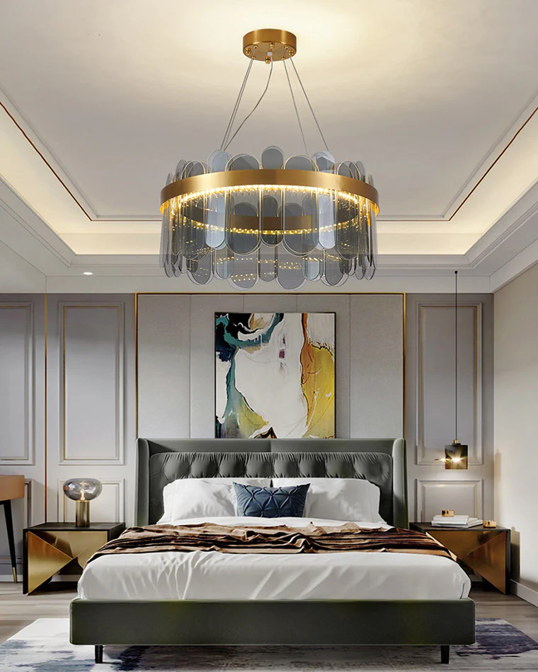 WOMO Circular Glass Chandelier-WM2409 - Image 6