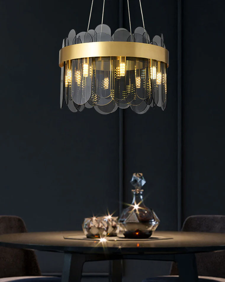 WOMO Circular Glass Chandelier-WM2409 - Image 8