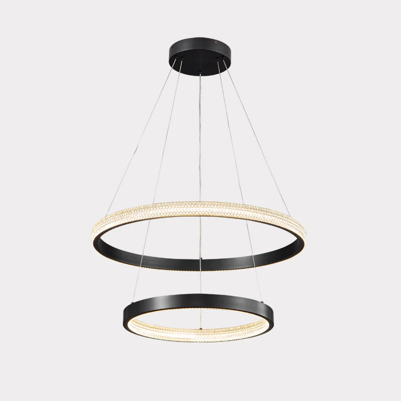 WOMO Tiered Circular Led Brass Chandelier-WM2347 - Image 28