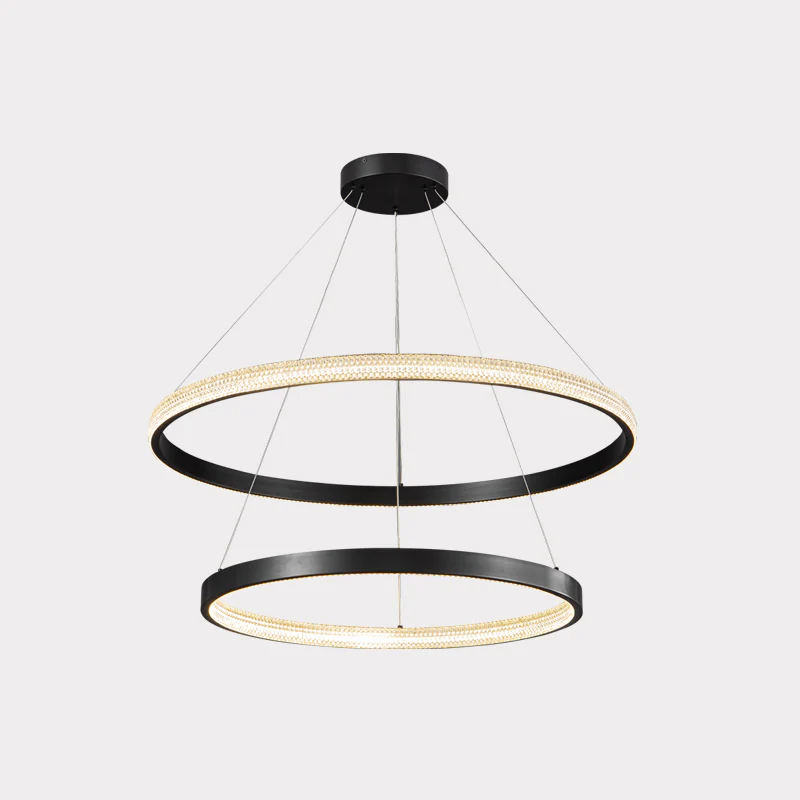 WOMO Tiered Circular Led Brass Chandelier-WM2347 - Image 30
