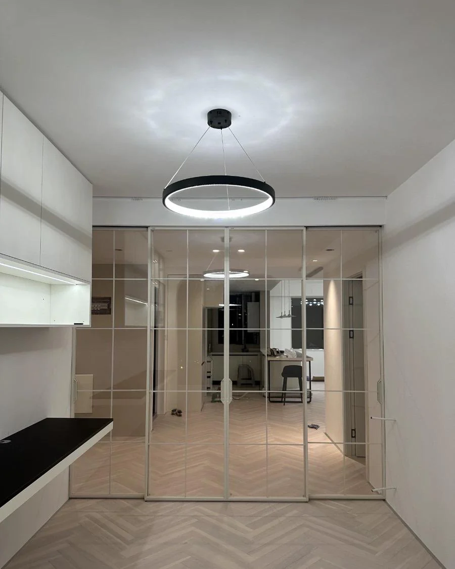 WOMO Tiered Circular Led Brass Chandelier-WM2347 - Image 8
