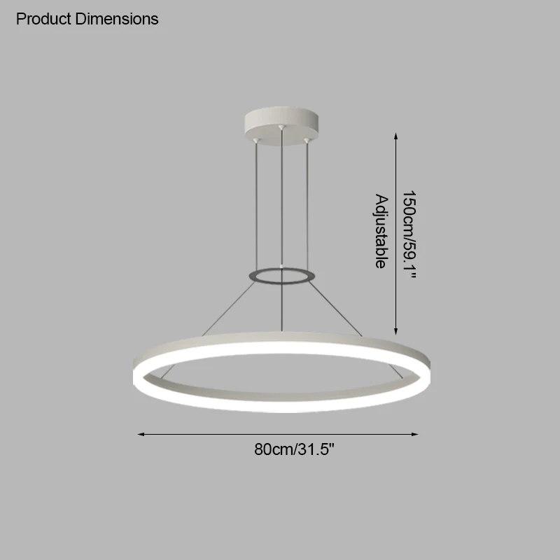 WOMO Circular Led Chandelier-WM2170 - Image 33