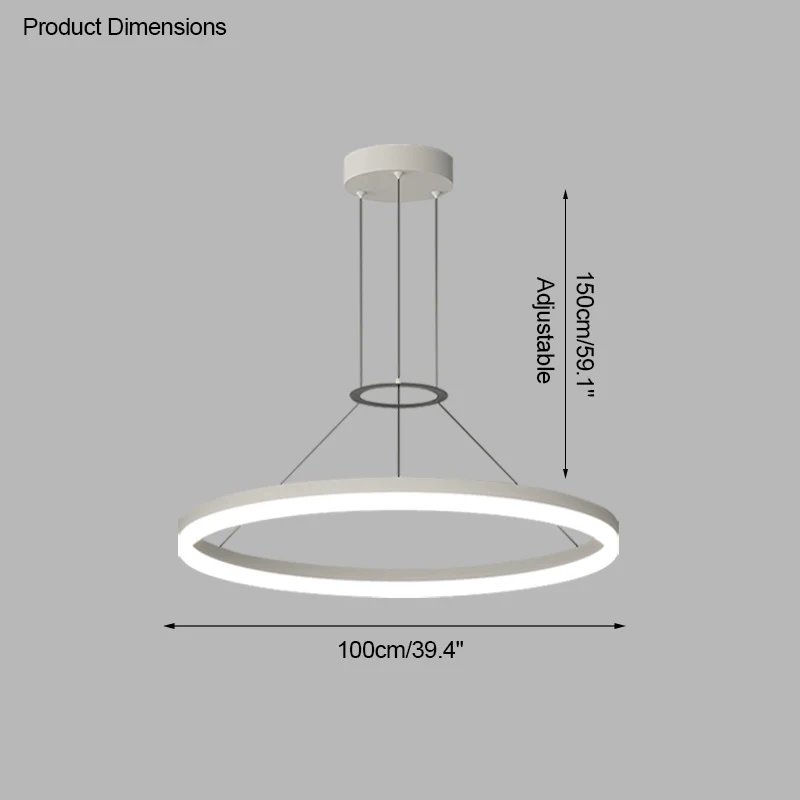 WOMO Circular Led Chandelier-WM2170 - Image 35