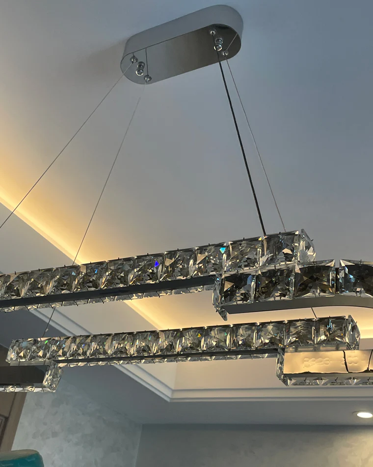 WOMO Circular Led Crystal Chandelier-WM2399 - Image 15
