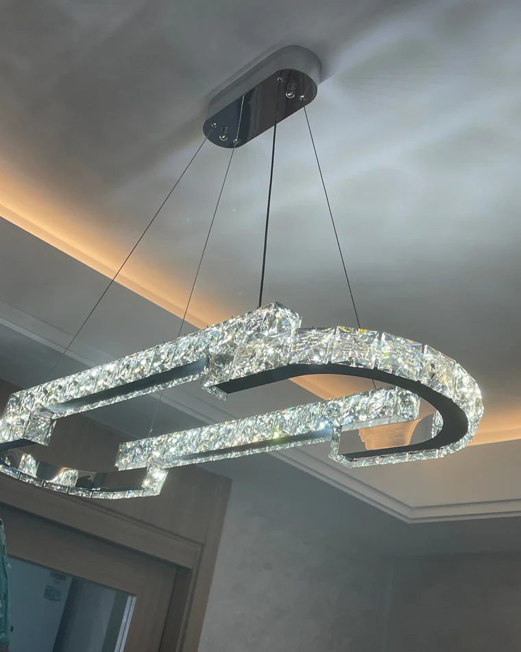 WOMO Circular Led Crystal Chandelier-WM2399 - Image 16