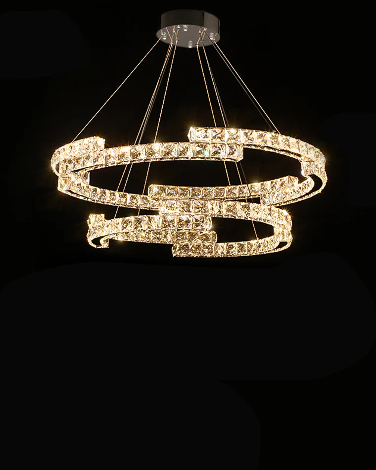 WOMO Circular Led Crystal Chandelier-WM2399 - Image 20