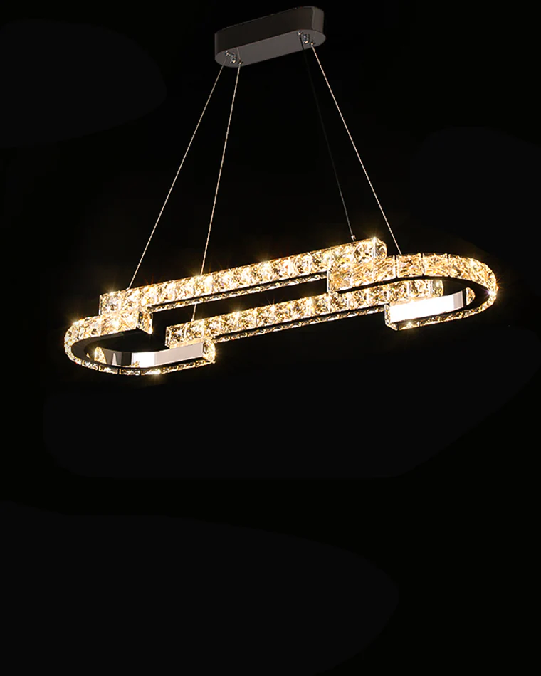 WOMO Circular Led Crystal Chandelier-WM2399 - Image 21