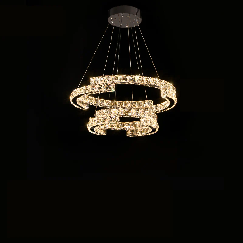 WOMO Circular Led Crystal Chandelier-WM2399 - Image 24