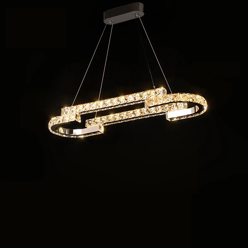 WOMO Circular Led Crystal Chandelier-WM2399 - Image 28
