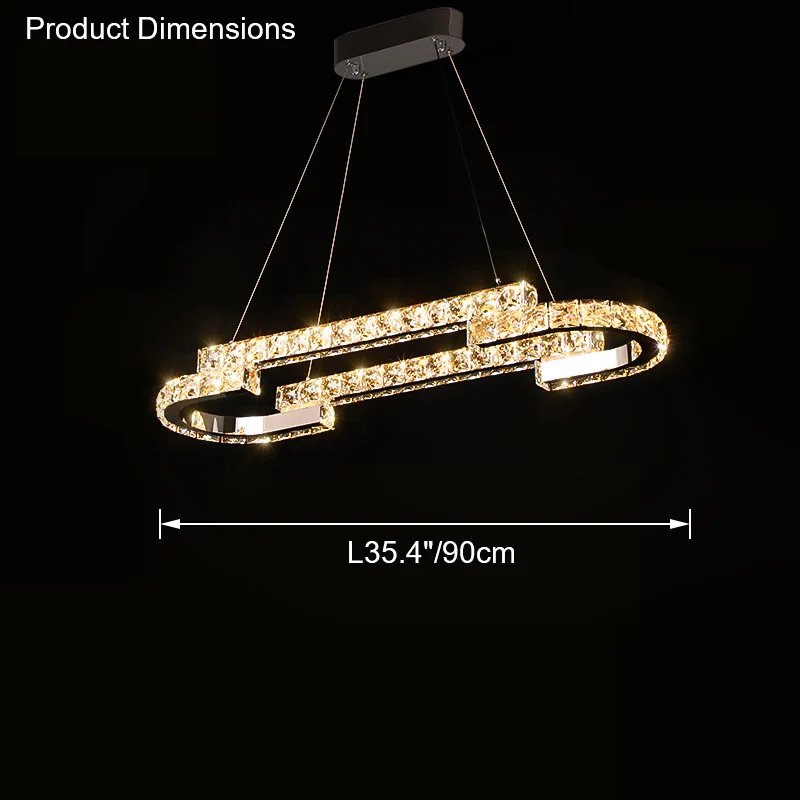 WOMO Circular Led Crystal Chandelier-WM2399 - Image 29