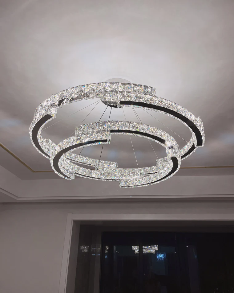 WOMO Circular Led Crystal Chandelier-WM2399 - Image 7