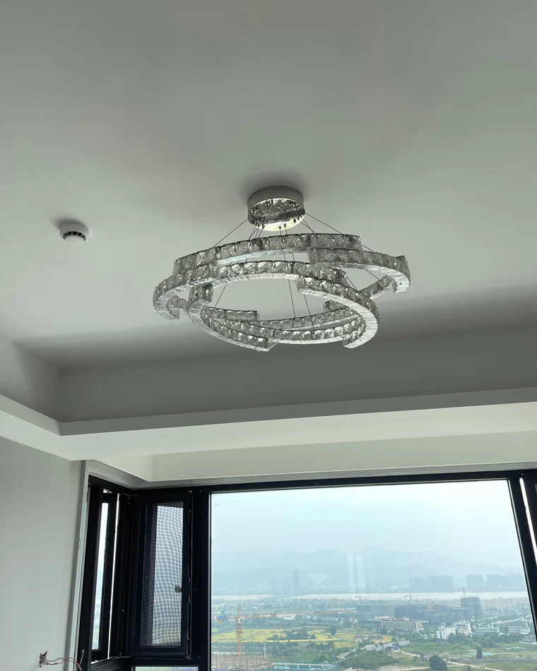 WOMO Circular Led Crystal Chandelier-WM2399 - Image 8