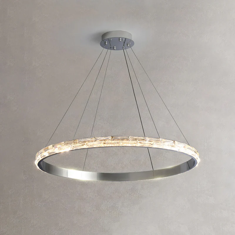 WOMO Circular Led Crystal Chandelier-WM2491a - Image 10