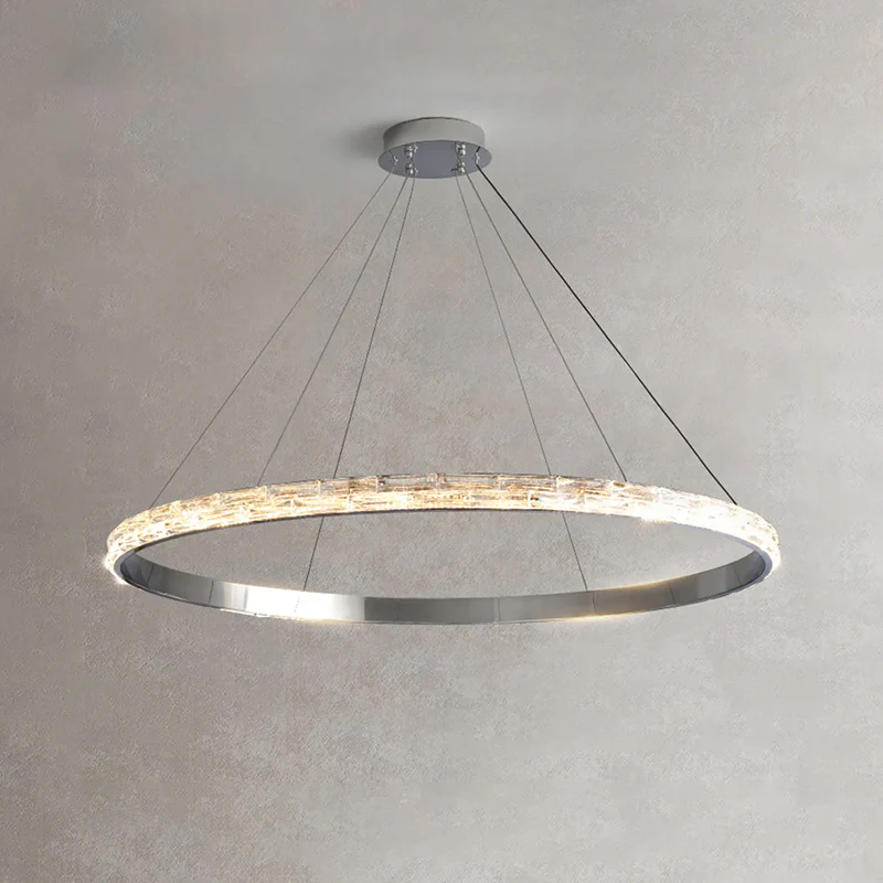 WOMO Circular Led Crystal Chandelier-WM2491a - Image 12