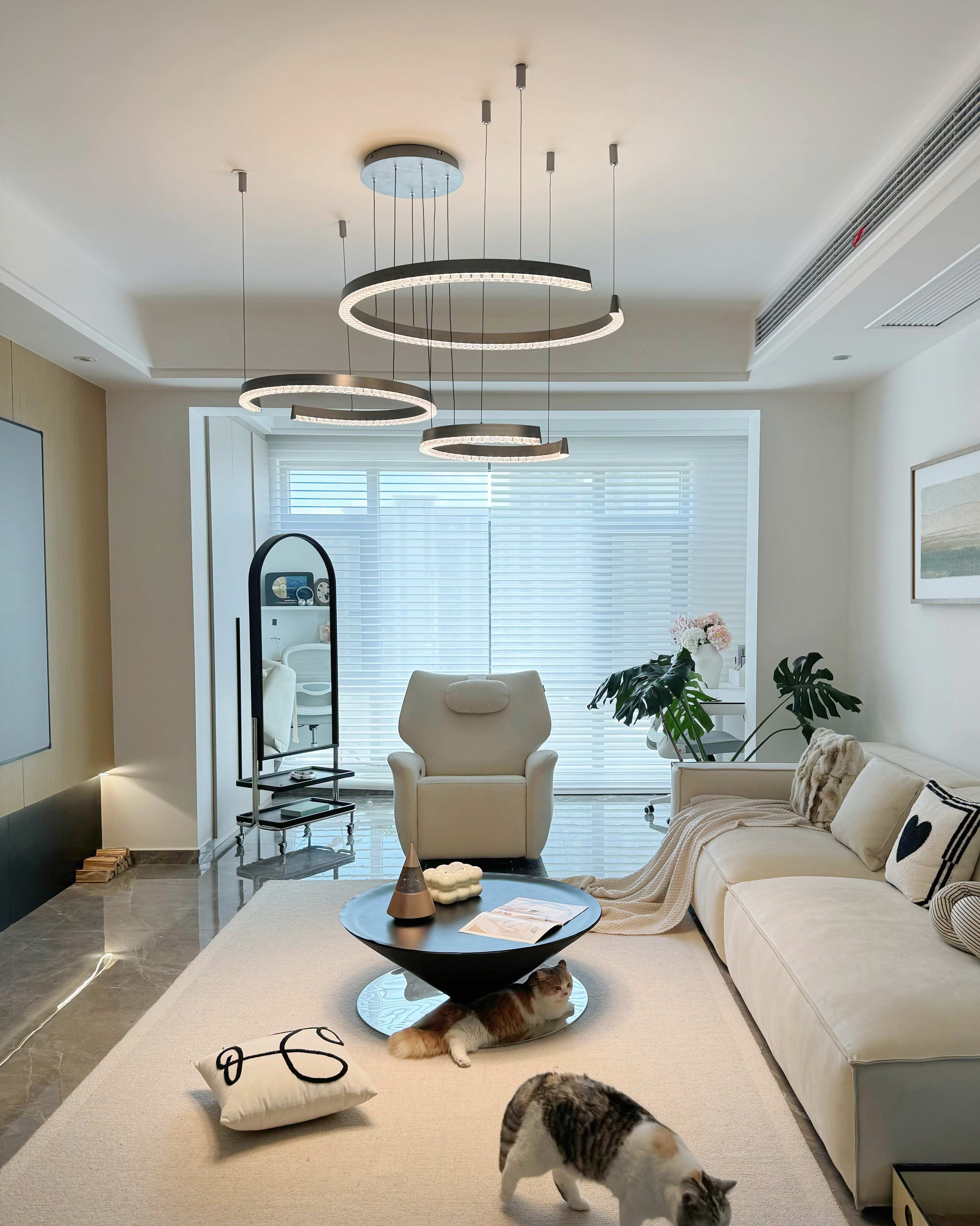 WOMO Circular Up Down Led Chandelier-WM3214 - Image 4