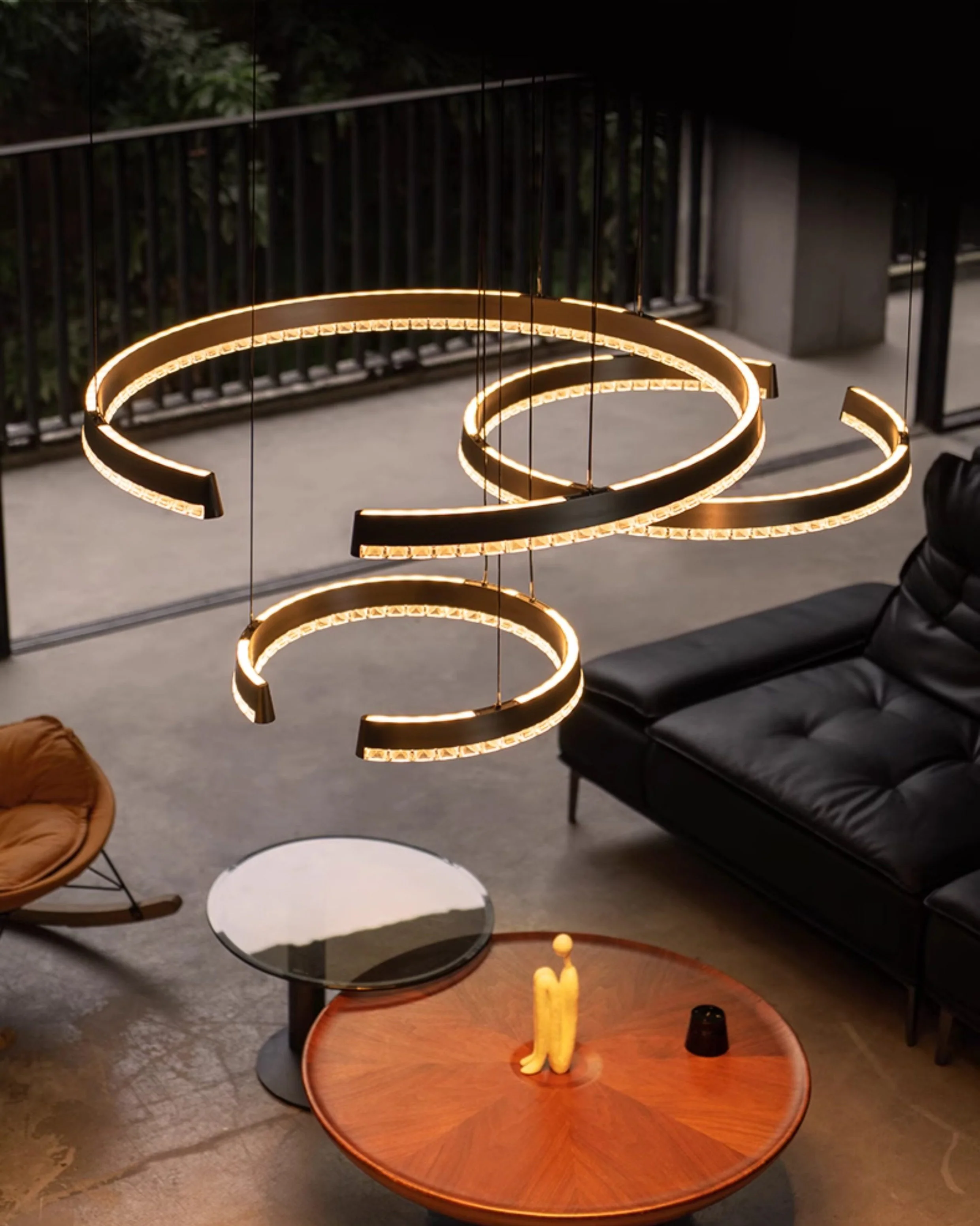 WOMO Circular Up Down Led Chandelier-WM3214 - Image 5