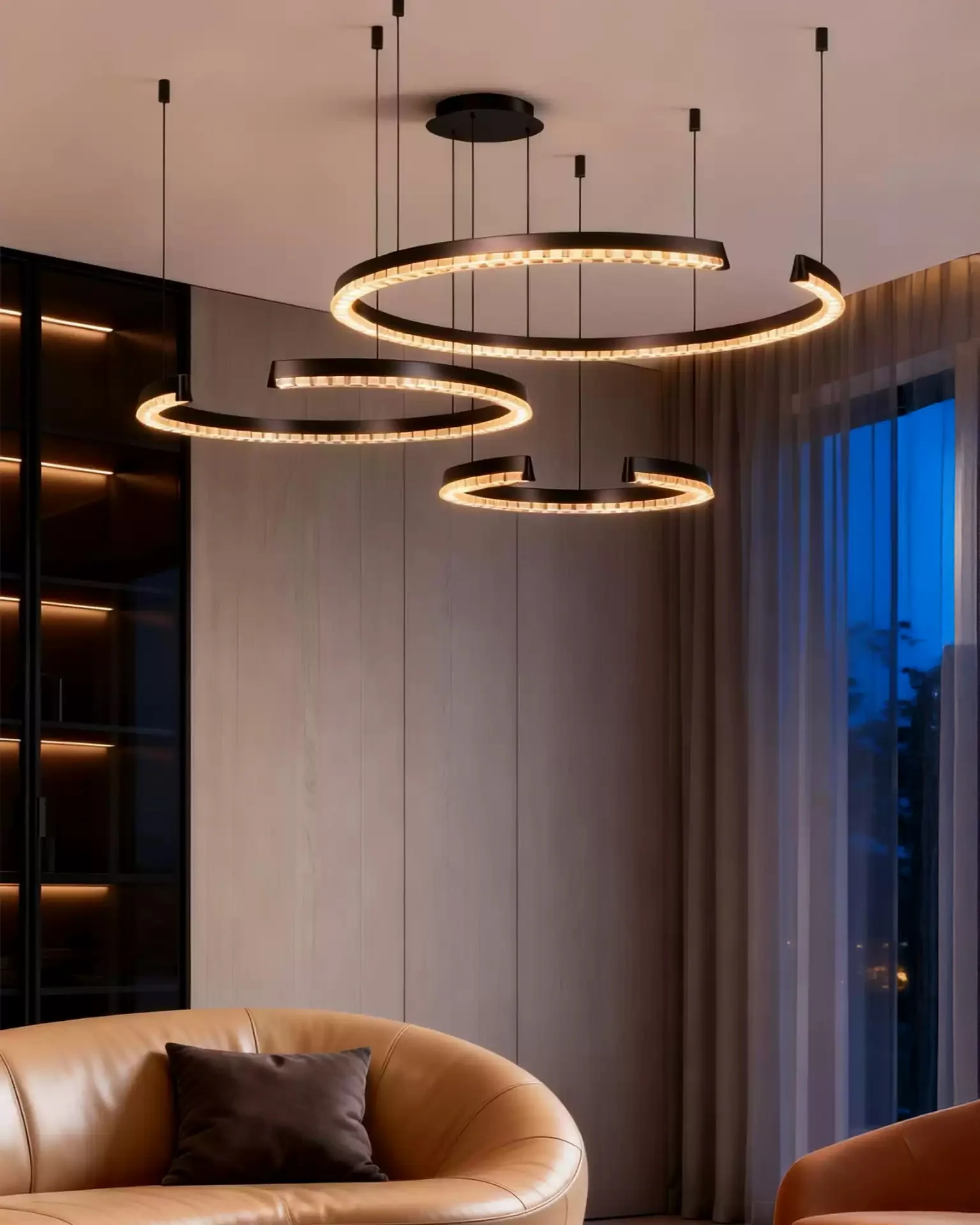 WOMO Circular Up Down Led Chandelier-WM3214 - Image 6