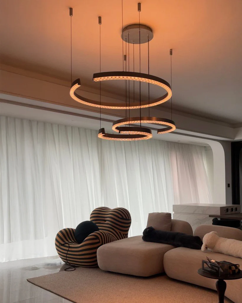 WOMO Circular Up Down Led Chandelier-WM3214 - Image 8