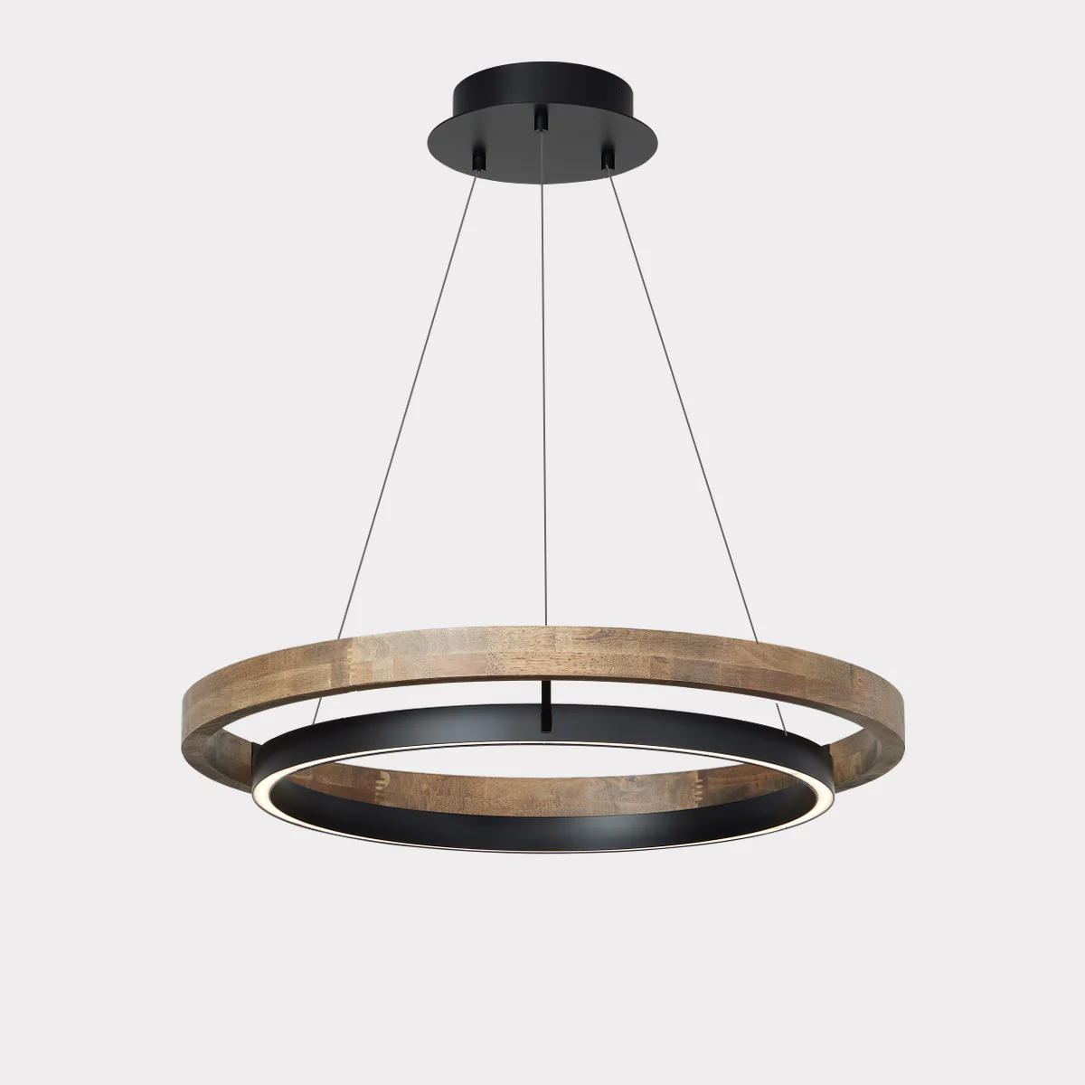 WOMO Circular Wood Led Chandelier-WM2492 - Image 13