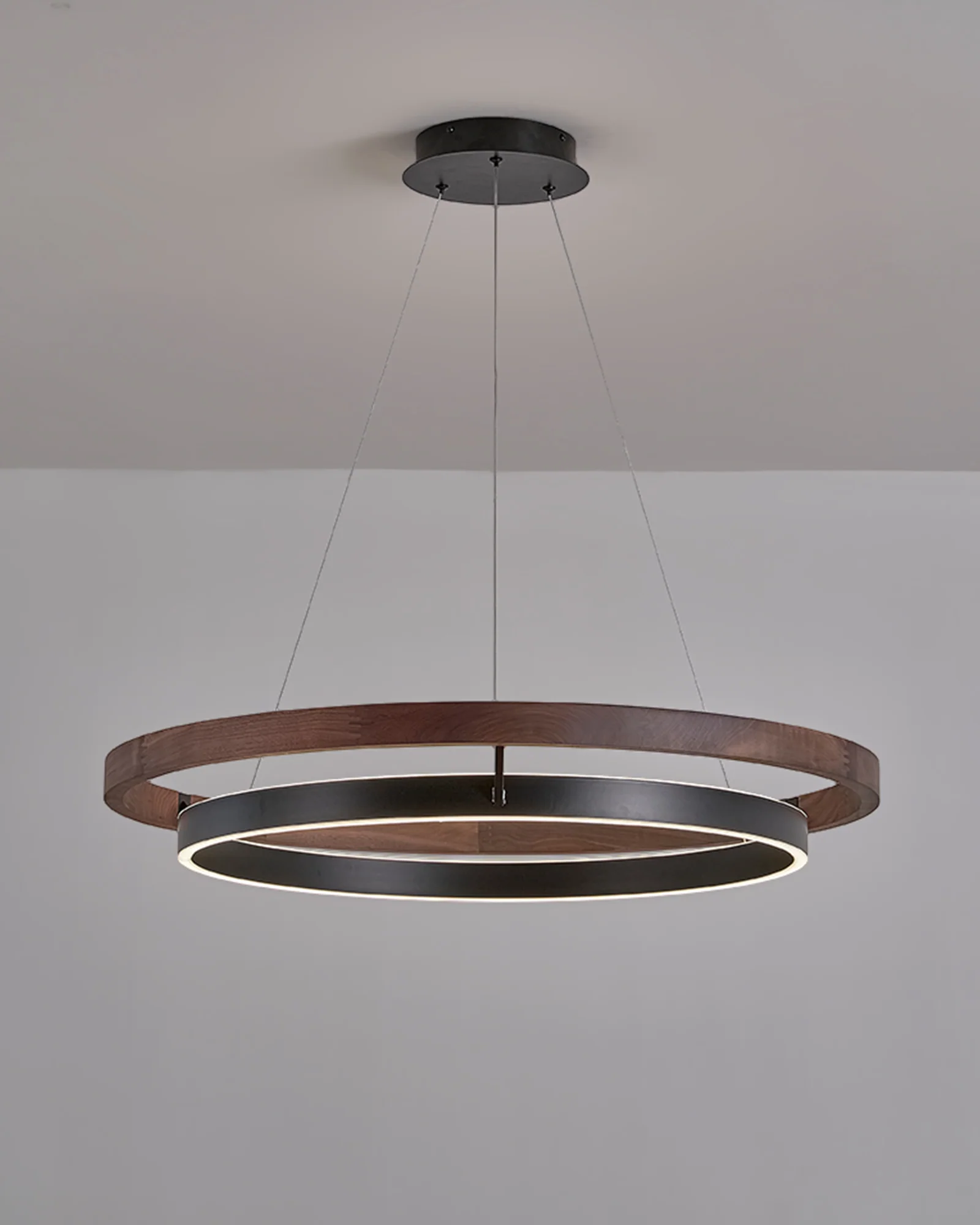 WOMO Circular Wood Led Chandelier-WM2492 - Image 16