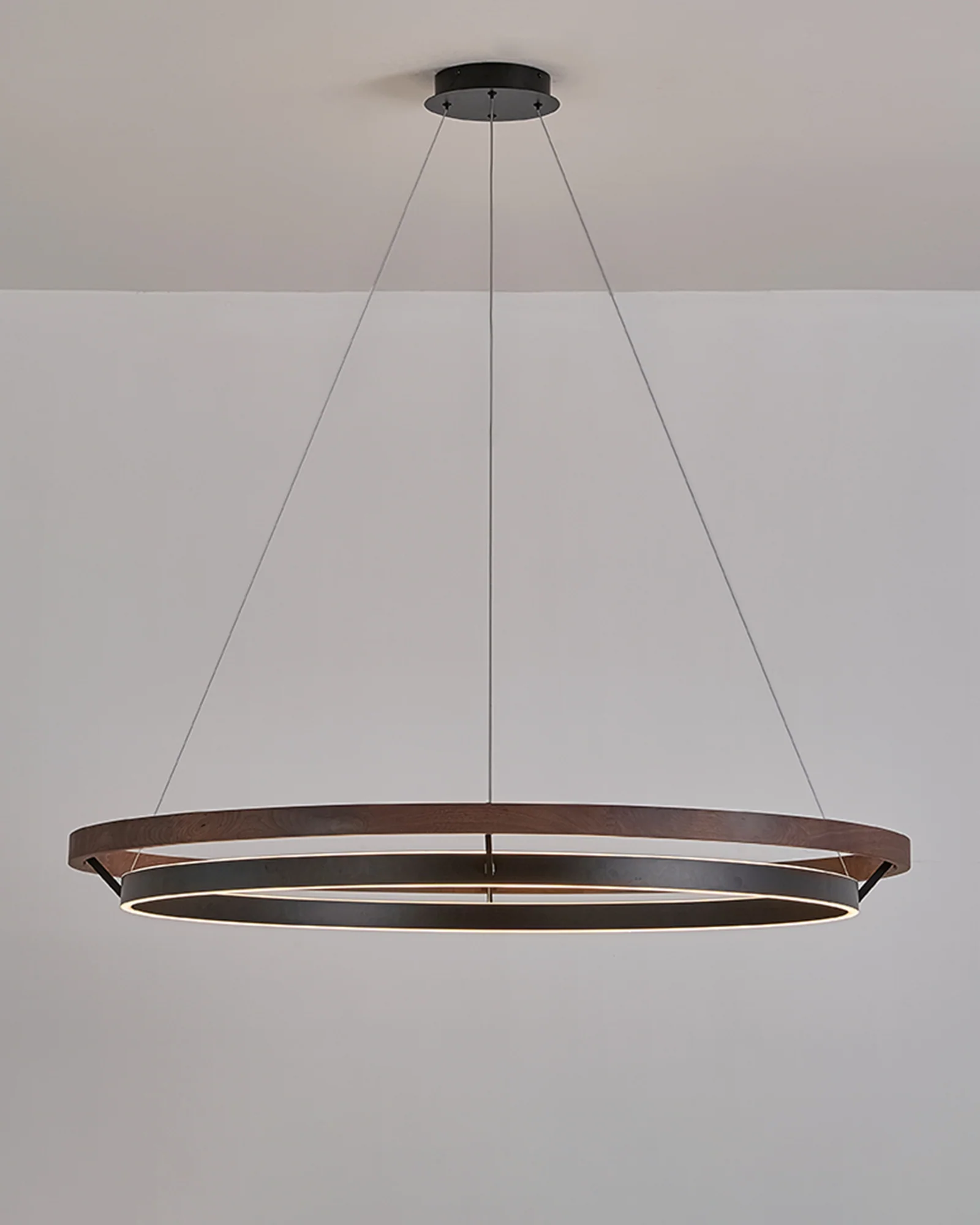 WOMO Circular Wood Led Chandelier-WM2492 - Image 18