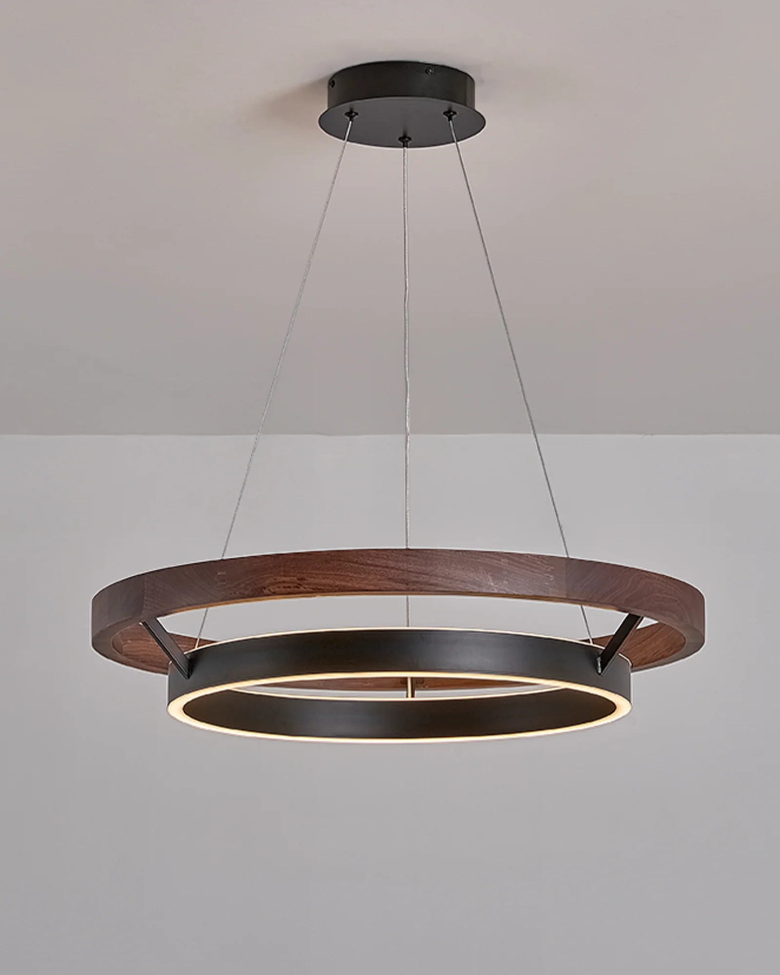 WOMO Circular Wood Led Chandelier-WM2492 - Image 19