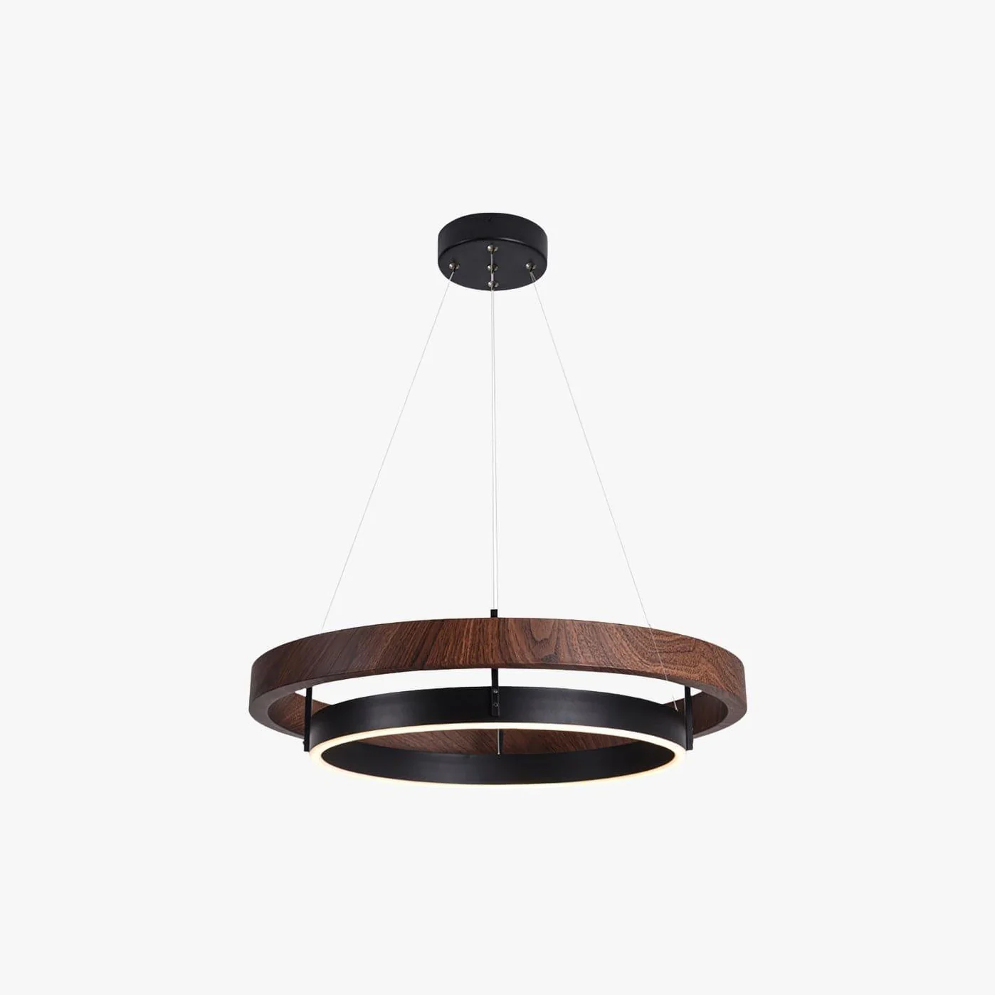 WOMO Circular Wood Led Chandelier-WM2492 - Image 6