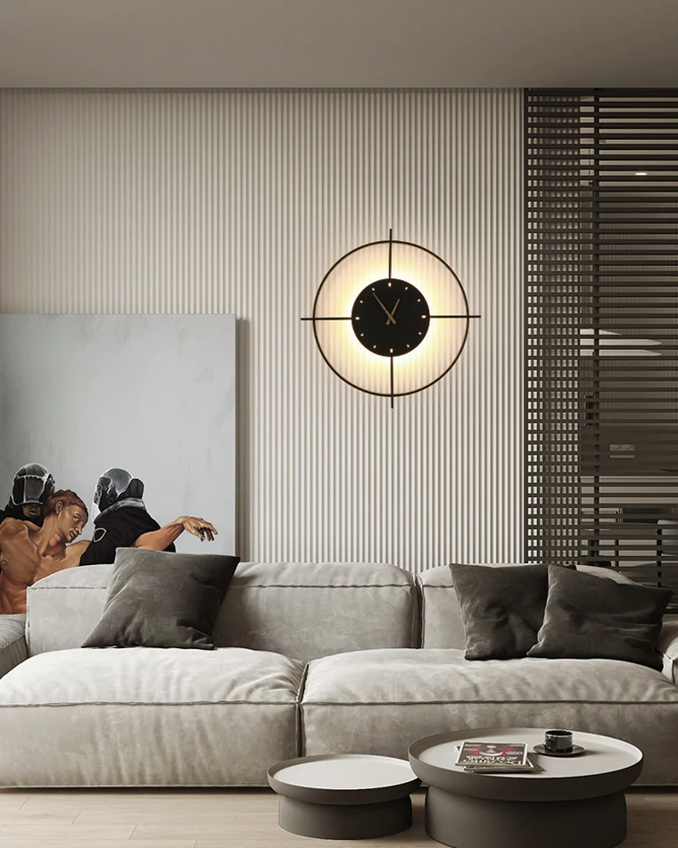 WOMO Wall Clock with Led Light-WM6085 - Image 11