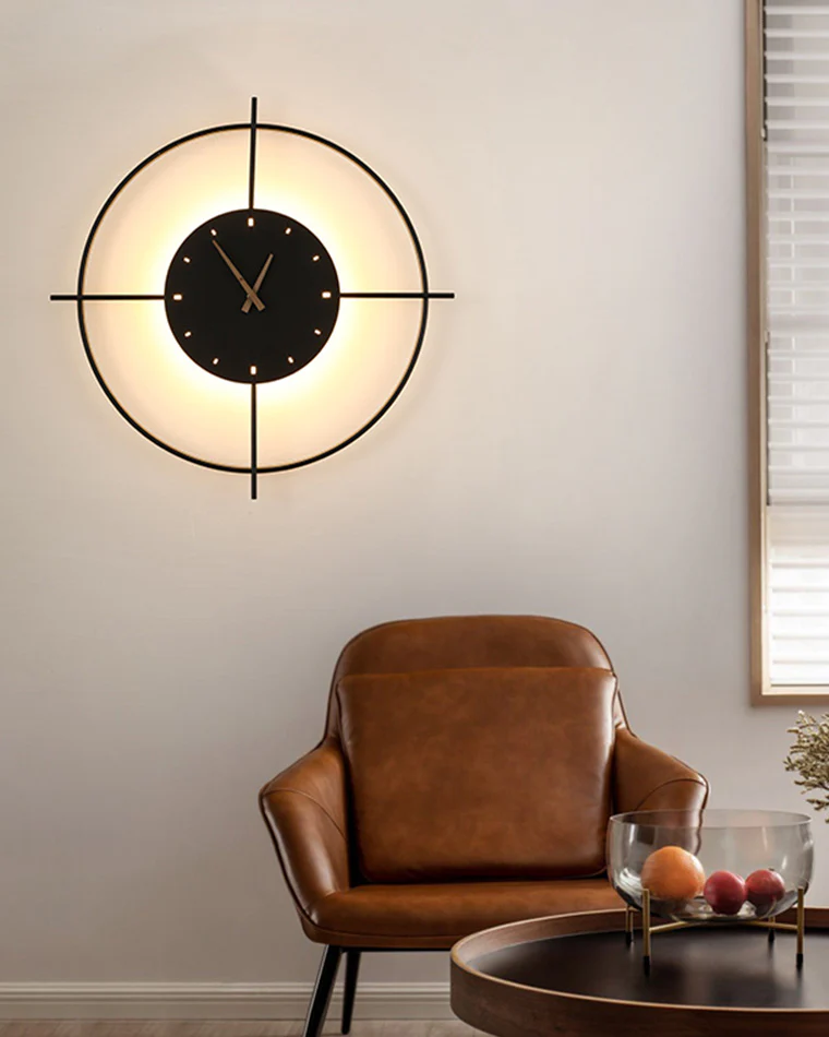 WOMO Wall Clock with Led Light-WM6085 - Image 12