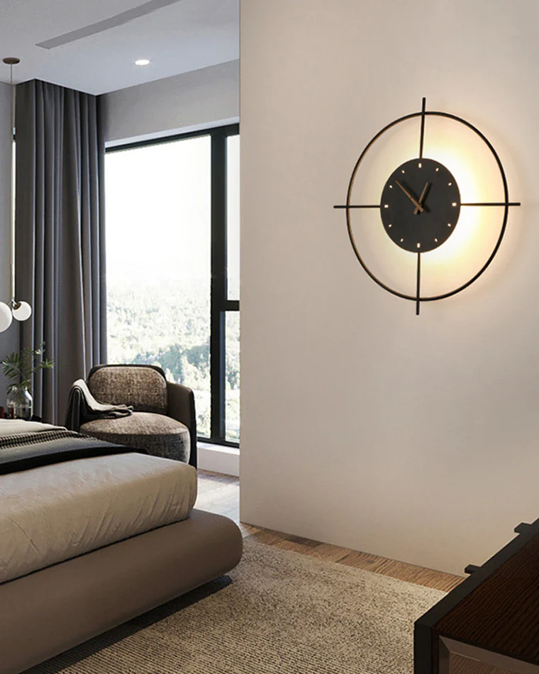 WOMO Wall Clock with Led Light-WM6085 - Image 14