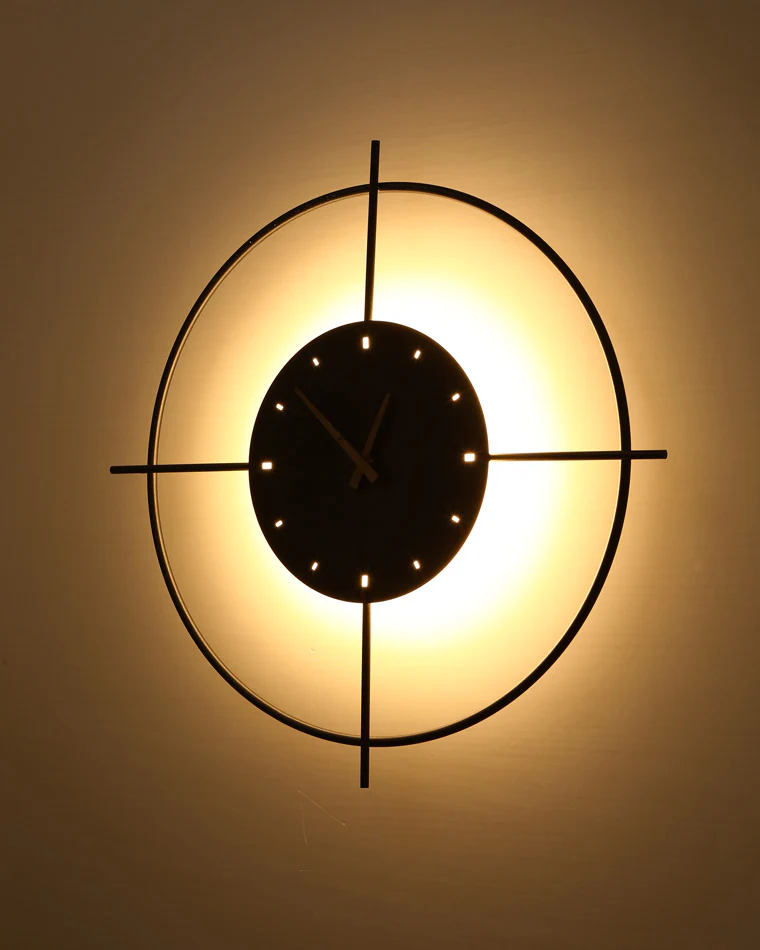WOMO Wall Clock with Led Light-WM6085 - Image 19