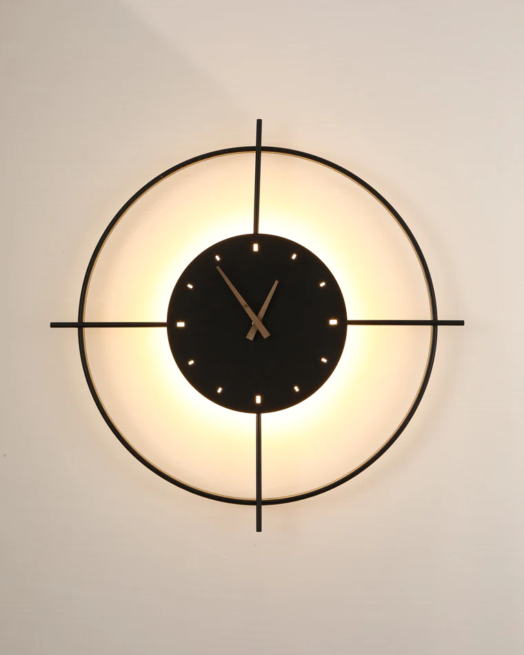 WOMO Wall Clock with Led Light-WM6085 - Image 20