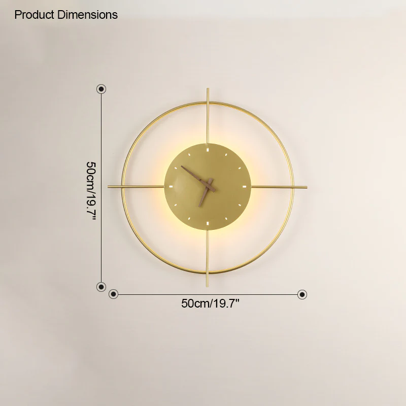 WOMO Wall Clock with Led Light-WM6085 - Image 28