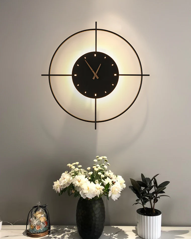 WOMO Wall Clock with Led Light-WM6085 - Image 3