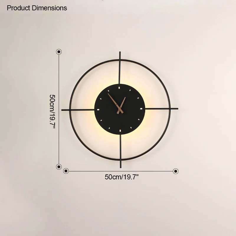 WOMO Wall Clock with Led Light-WM6085 - Image 30
