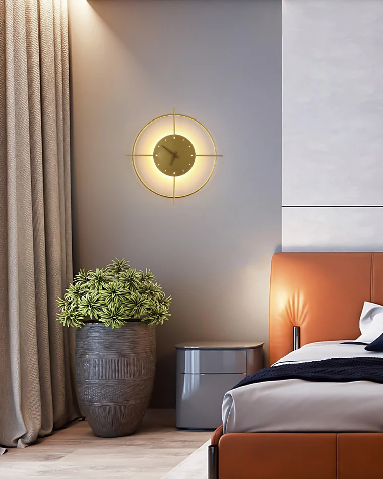 WOMO Wall Clock with Led Light-WM6085 - Image 4