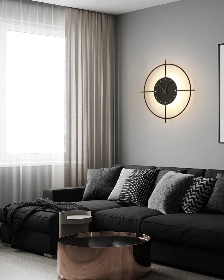 WOMO Wall Clock with Led Light-WM6085 - Image 6