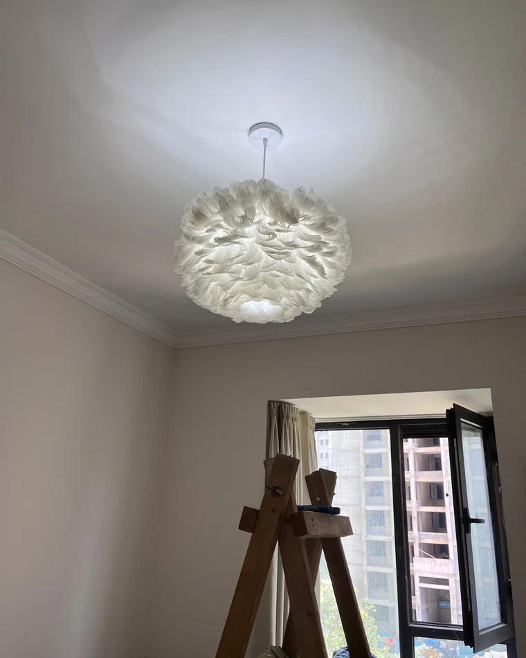 WOMO Feather Cloud Pendant Light-WM2217 - Image 14