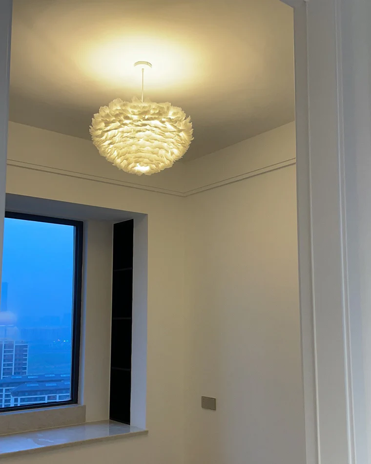 WOMO Feather Cloud Pendant Light-WM2217 - Image 20