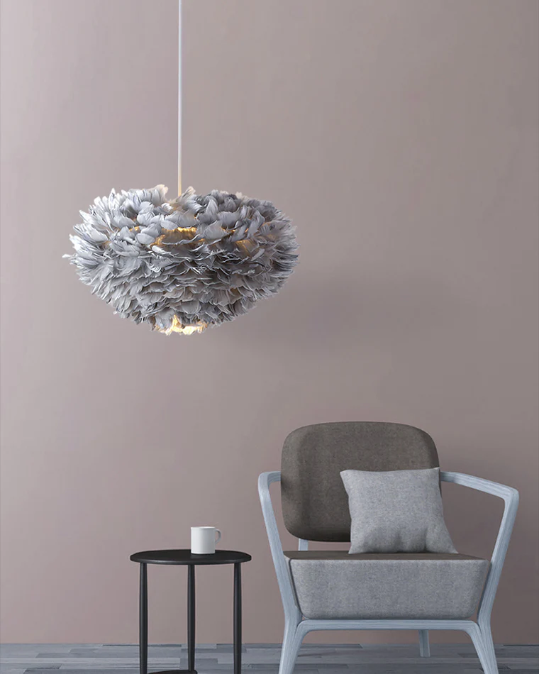 WOMO Feather Cloud Pendant Light-WM2217 - Image 3