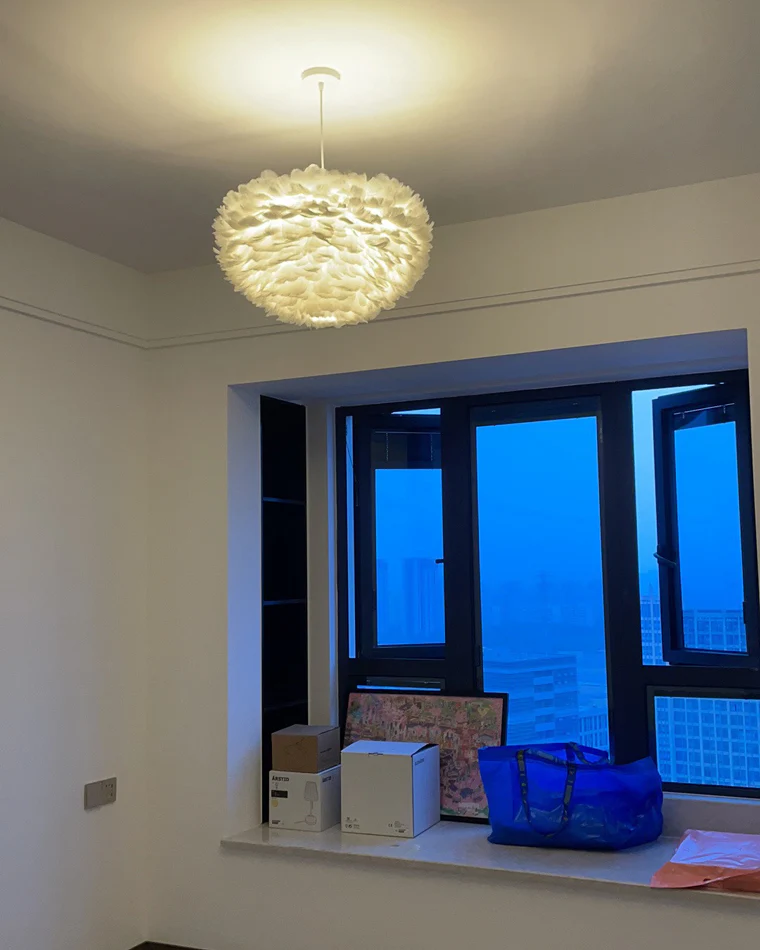 WOMO Feather Cloud Pendant Light-WM2217 - Image 35