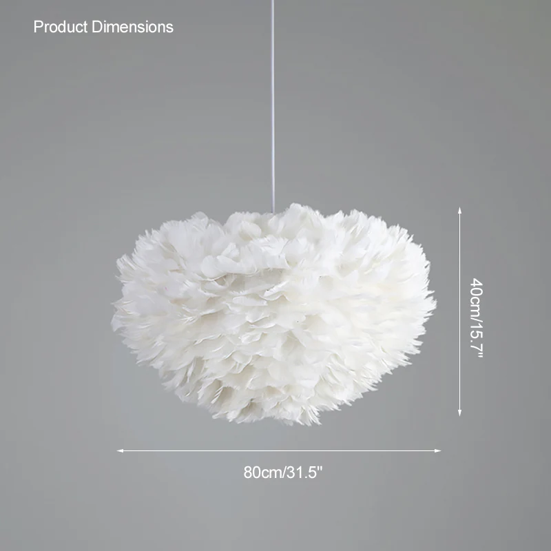 WOMO Feather Cloud Pendant Light-WM2217 - Image 64